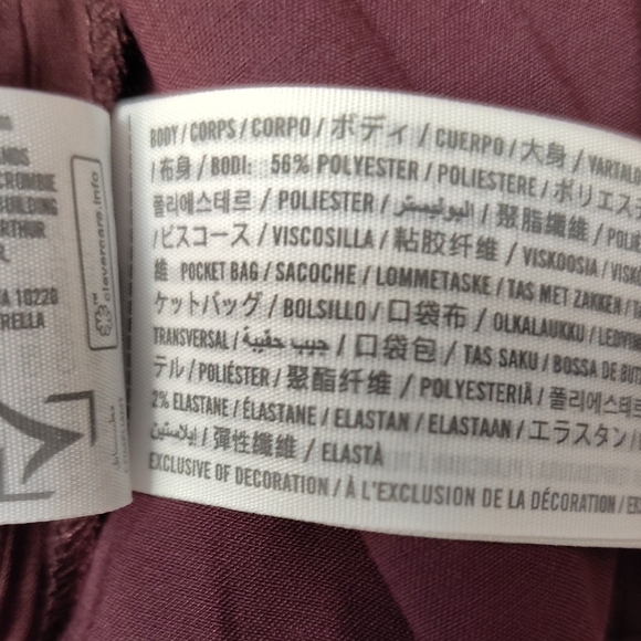 Abercrombie & Fitch Burgundy Pajama Pants - Picture 8 of 13